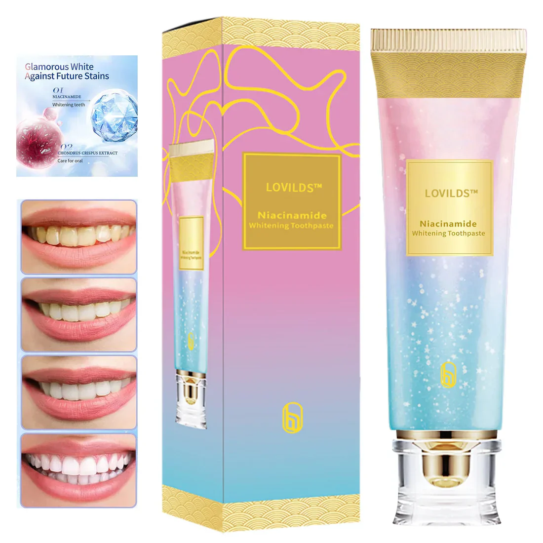 🔥Final 3 Hours: 60% OFF Nicotinamide Whitening Toothpaste