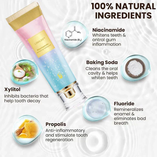 🔥Final 3 Hours: 60% OFF Nicotinamide Whitening Toothpaste